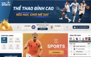 Cá cược thể thao đỉnh cao tại nhà cái Sin88